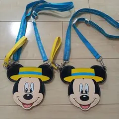 ミッキーマウス チケットホルダー2個セット