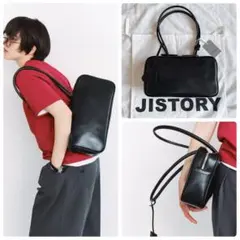 JISTORY 新品未使用 スクエア SHOULDER BOSTON BAG本革 - メルカリ