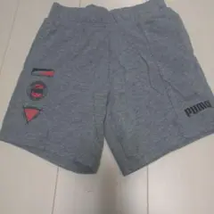 PUMA グレー 半ズボン 128cm