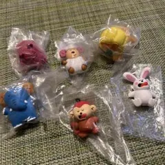 たべっ子どうぶつ　すやすやフィギュア６個セット