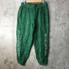 B692古着　パンツ　パジャマパンツ　緑　90s Y2K