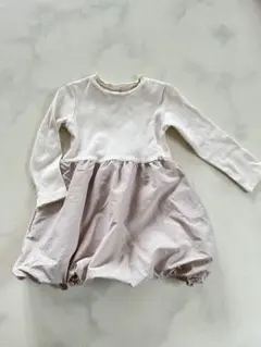 petit main 長袖ワンピース 80cm バルーンスカート