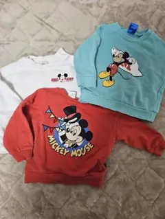 ミッキーマウス トップス 3点セット