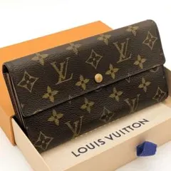 ルイヴィトン モノグラム ポシェット ポルトモネ クレディ 長財布 A55