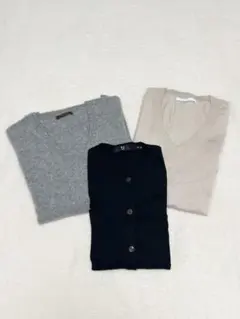 【新品未使用品含む】Vネックセーター 3色セット　マイダルタニアン　ユニクロ