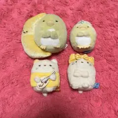 すみっコぐらし　ぺんぎん？　ねこ　マスコット　4点セット