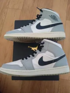 2025年最新】ナイキ エア ジョーダン1 ミッド ライトスモーク