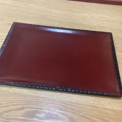 デッドストック！堅牢刳貫き地に時代漆の映える讃岐彫の四方盆（検民芸