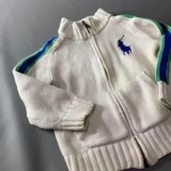 D653【右袖口シミあり】ラルフローレン セーター ニット