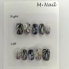 【現品・M】 鬼滅の刃イメージ　胡蝶しのぶ　スクエアオフ　コスプレ　紫