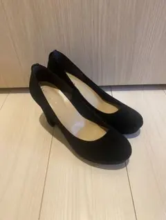 エスペランサ　チャンキーヒールパンプス　23.5cm ヒール約9cmのサムネイル