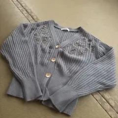 SNIDEL グレー カーディガン