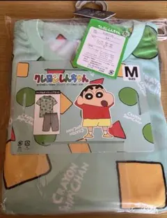 クレヨンしんちゃん ルームウェア　 ハニカムメッシュ上下セット　Mサイズ