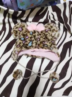 最終！ディズニーヒョウ柄ファンキャップ限定カラフルミニーちゃんのサムネイル