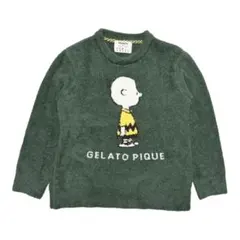 ジェラートピケ PEANUTS チャーリーブラウン プルオーバー M 3350