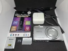Nikon COOLPIX S3600シルバー 2005万画素8倍ズーム本体のみ - メルカリ