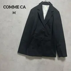 コムサ COMME CA テーラード ジャケット M ブラック フォーマル