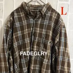 古着 海外FADEGLRY ネルシャツ Lサイズ