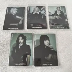 LE SSERAFIM CRAZYウエハース　Rコンプセット5枚