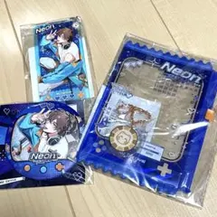 プロセカ ピザハットコラボ中国限定 アクスタ ピック型缶バッジ カード