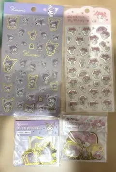 マイメロディ　クロミ　シールセット
