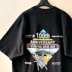 90s USA製古着　ヴィンテージ　イベントTシャツ　ショートトラックスケート