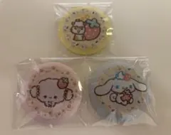 サンリオ 刺繍缶バッジ コロコロクリリン こぎみゅん シナモロール