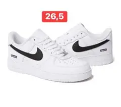Supreme AirForce1‌‌black whiteシュプリームナイキコラボ