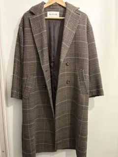 Ray BEAMS チェック柄 ロングコート