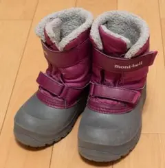 mont-bell モンベル　パウダーブーツ Kid's　18㎝　パープルのサムネイル