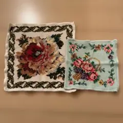 FEILER 花柄ハンカチ 2点セット
