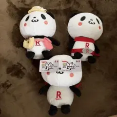 楽天パンダ ぬいぐるみ マスコット 3体セット