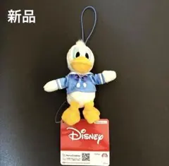 ディズニー　ミッキ＆フレンズ　ドナルド　マスコット　ストラップ　新品