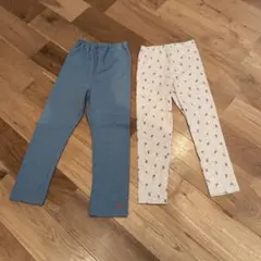 【新品】petit main 、UNIQLO　レギンス 120cm 2枚セット