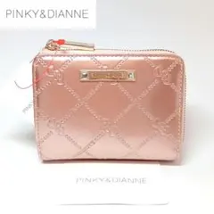 新品 ピンキーアンドダイアン 2つ折り財布 コンパクト財布 コモンエナメル