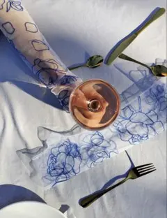 海外ハンドメイド 刺繍ウエディンググローブ