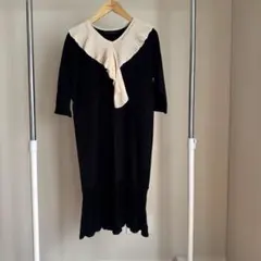 フリル　ワンピース　フリーサイズ