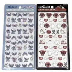 正規品 ディズニー ボンボンドロップシール ミニ 2種セット