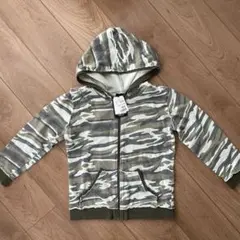 迷彩柄フード付きパーカー　レディース