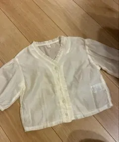 après les cours ホワイトシャツ 90-100