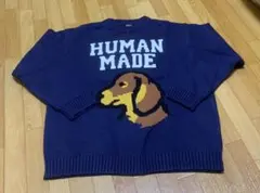 HUMAN MADE ニットセーター ネイビー
