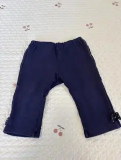 ⭐︎即日発送⭐︎ ミキハウス ホットビスケッツ紺色　ズボン　ベビー 80