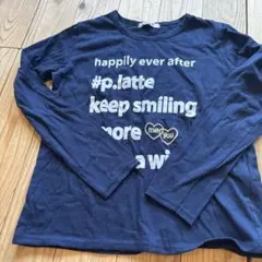 PINKlatte 長袖カットソー S/160 ネイビー