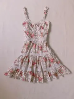 LIZ LISA リズリサ　編み上げリボン　y2k coquette 00s