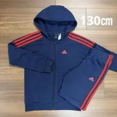 adidas ジップパーカー　セットアップ　130㎝