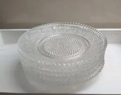 ガラス 小皿 14.5cm アラベスク柄 5枚のサムネイル