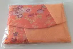 オレンジ色和風ポケットティッシュ　未使用　無言購入OK◎専用ページして購入OK◎