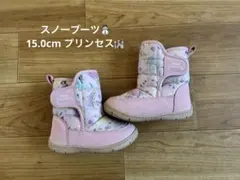 プリンセス柄ピンクブーツ　スノーブーツ