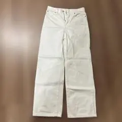 未着用品 GUホワイトデニム