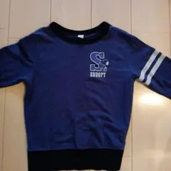 ユニクロSNOOPY トレーナー ネイビー 140サイズ